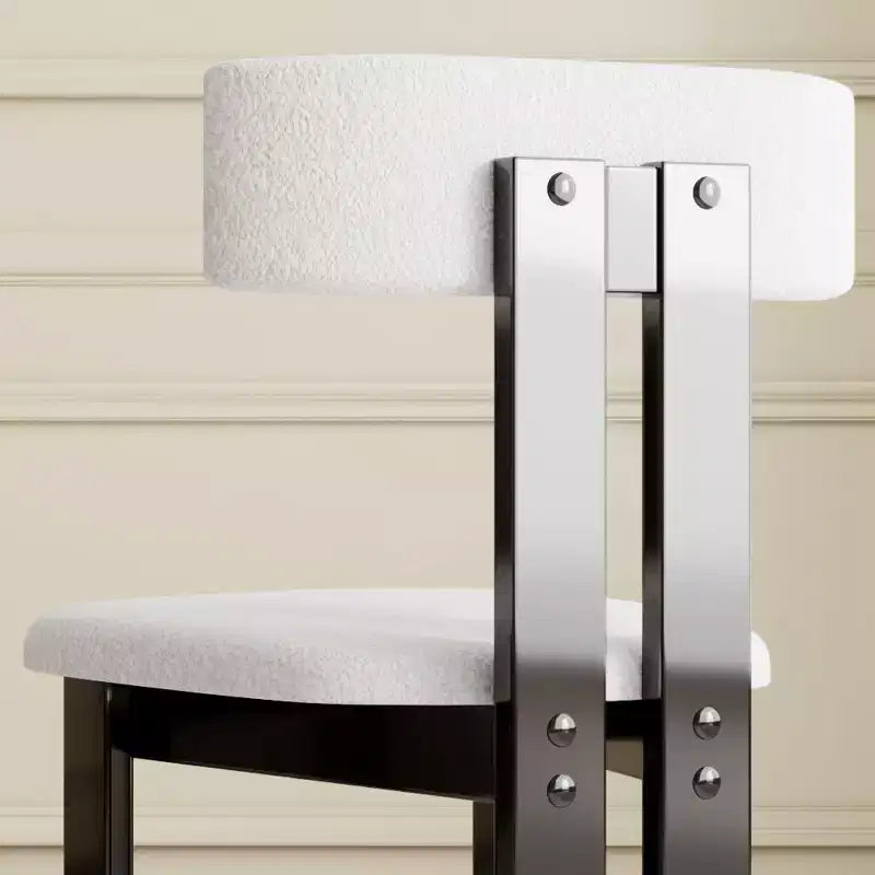 Okak Sillas de comedor sin brazos de estilo moderno para el hogar, para cocina, comedor, de cuero sintético tapizadas, juego de 2