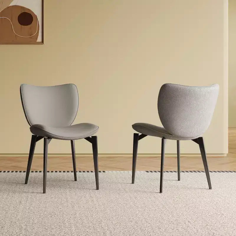 Okak Sillas de comedor sin brazos de estilo moderno para el hogar, para cocina, comedor, de cuero sintético tapizadas, juego de 2