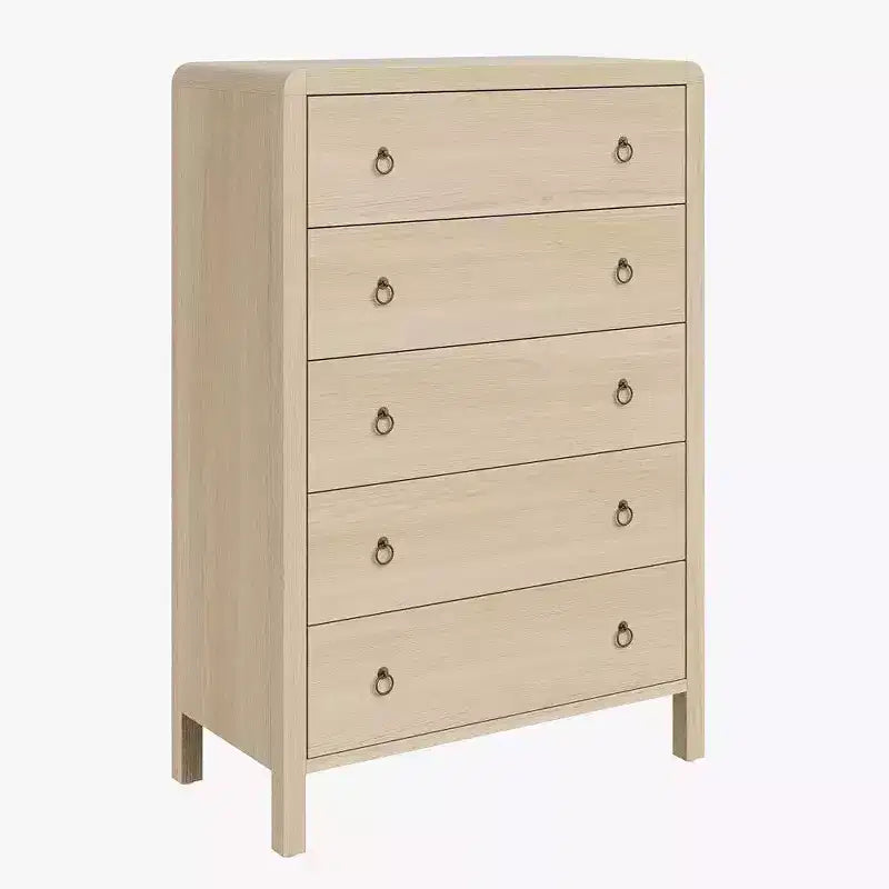 Cómoda para dormitorio, Cómoda de madera de estilo moderno de mediados de siglo para dormitorio, Armario organizador de almacenamiento para sala de estar, pasillo, entrada