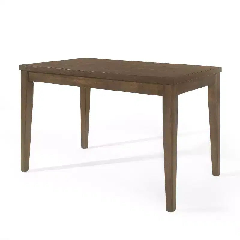 Mesa de comedor de altura de mostrador vintage Okak de 59.1 pulgadas con patas de madera, mesa de cocina con tablero grueso, mesa de centro para sala de estar, comedor