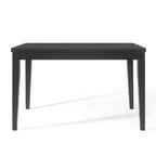 Mesa de comedor de altura de mostrador vintage Okak de 59.1 pulgadas con patas de madera, mesa de cocina con tablero grueso, mesa de centro para sala de estar, comedor