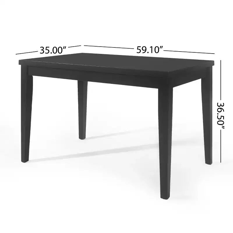 Mesa de comedor de altura de mostrador vintage Okak de 59.1 pulgadas con patas de madera, mesa de cocina con tablero grueso, mesa de centro para sala de estar, comedor