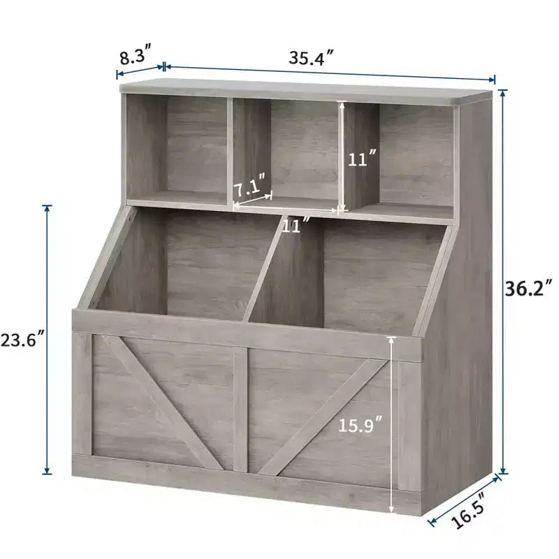 Organizador de almacenamiento de juguetes para niños, estantería y almacenamiento de juguetes para niños, organizador de juguetes de estantería para niños pequeños para habitaciones de niños, sala de juegos, dormitorio, guardería