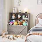 Organizador de almacenamiento de juguetes para niños, estantería y almacenamiento de juguetes para niños, organizador de juguetes de estantería para niños pequeños para habitaciones de niños, sala de juegos, dormitorio, guardería