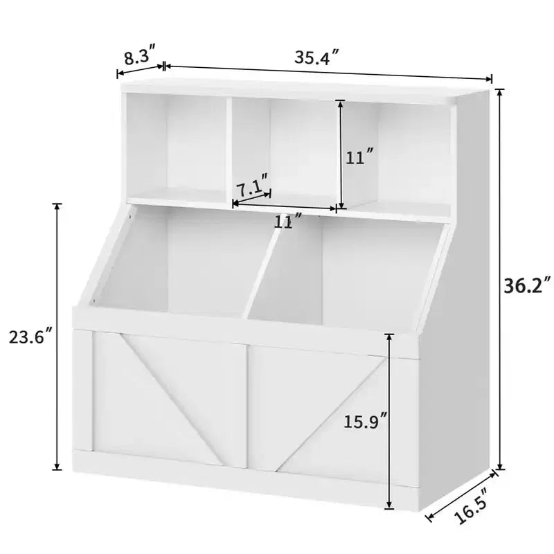 Organizador de almacenamiento de juguetes para niños, estantería y almacenamiento de juguetes para niños, organizador de juguetes de estantería para niños pequeños para habitaciones de niños, sala de juegos, dormitorio, guardería
