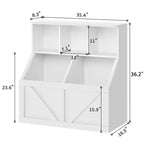 Organizador de almacenamiento de juguetes para niños, estantería y almacenamiento de juguetes para niños, organizador de juguetes de estantería para niños pequeños para habitaciones de niños, sala de juegos, dormitorio, guardería