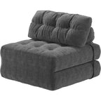 Sofá Cama Plegable, Sofá Cama Futón, Sillón Cama Convertible Futón, Almohada Colchón Plegable con Soporte Lumbar, Sofá Plegable Portátil, Individual