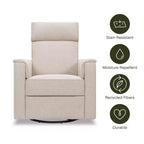 Sillón reclinable y planeador giratorio de lujo con calefacción y masaje Willa de Namesake
