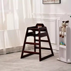 Sillas de comedor Whisen, silla elevadora para bebés, trona para bebés, doble madera maciza, fácil de limpiar