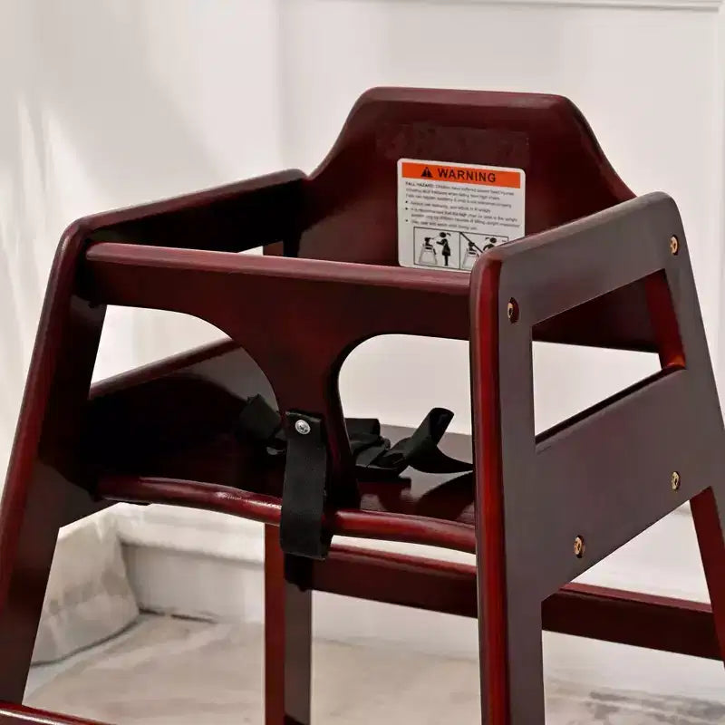 Sillas de comedor Whisen, silla elevadora para bebés, trona para bebés, doble madera maciza, fácil de limpiar