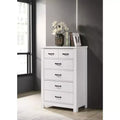 Cassini 31 White 5-Drawer Chest