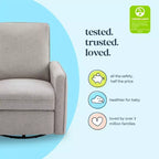 Sillón reclinable y mecedora giratoria Penny de daVinci