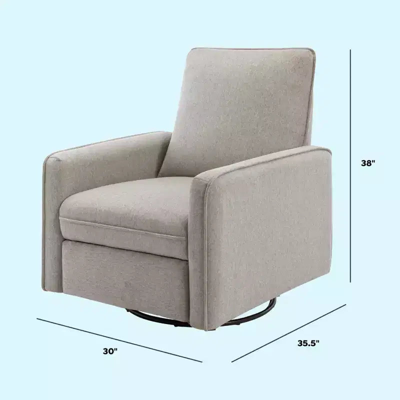 Sillón reclinable y mecedora giratoria Penny de daVinci