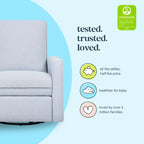 Sillón reclinable y mecedora giratoria Penny de daVinci