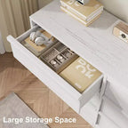 Cómoda, aparador de madera duradero con cajones y encimera espaciosa, muebles de dormitorio de estilo escandinavo, para sala de estar, pasillo