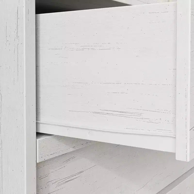 Cómoda, aparador de madera duradero con cajones y encimera espaciosa, muebles de dormitorio de estilo escandinavo, para sala de estar, pasillo