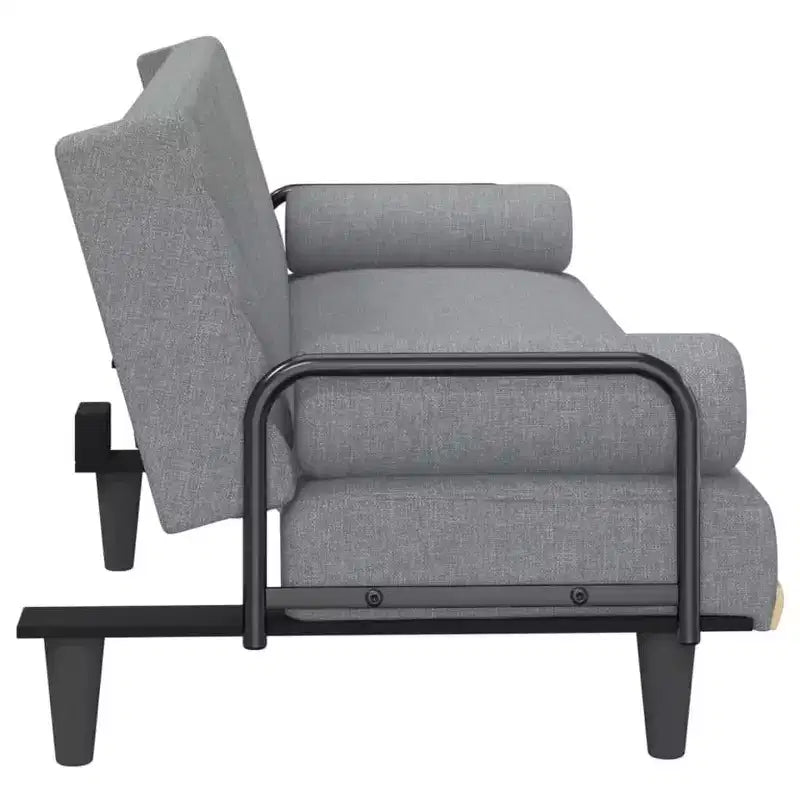 vidaXL Sofá Cama con Reposabrazos Sofá Sillón Reclinable Tumbona Tela