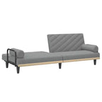 vidaXL Sofá Cama con Reposabrazos Sofá Sillón Reclinable Tumbona Tela