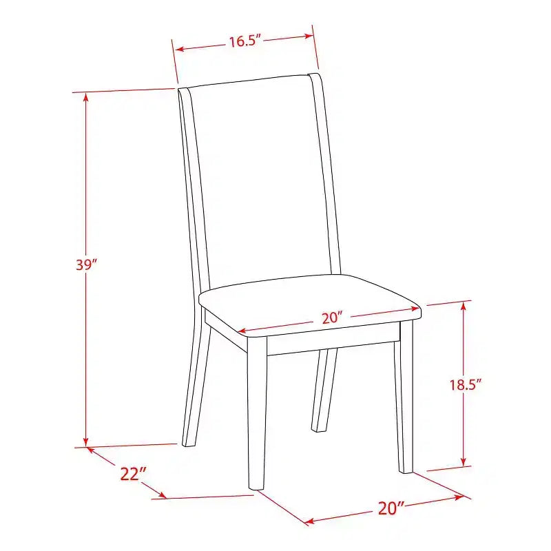 Juego de comedor de 5 piezas con tapa de madera maciza, acabado blanco lino, con extensión, para 4 personas