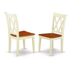 Juego de comedor rectangular - Mesa y sillas de 7 piezas - Mesa de 42/60 pulgadas con extensión - Diseño de respaldo en doble X