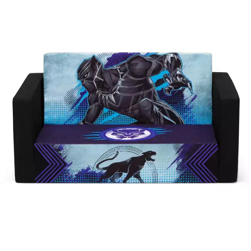 Sofá y sillón desplegable Cozee Black Panther de Delta Children