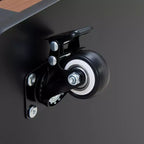 Mesa de centro moderna Bestier de 27.6'', mesa auxiliar multifuncional con parte superior plegable, ruedas, cajón, estante abierto, almacenamiento con compartimento oculto