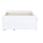 Cama de madera doble Luxystar con 2 cajones para habitaciones de huéspedes y niños
