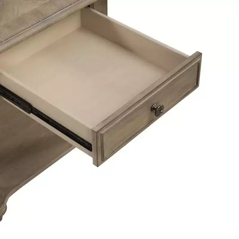 Liberty Furniture, Mesa auxiliar Magnolia Manor en bisque desgastado