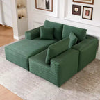 Sofá Seccional Modular PexFix con Chaise en Forma de L, Sofás Nube Modernos Tapizados con Cojines Decorativos para Sala de Estar Dormitorio