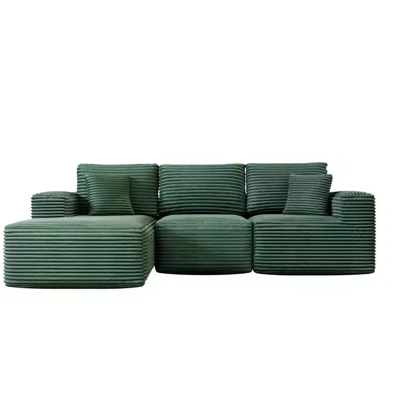 Sofá Seccional Modular PexFix con Chaise en Forma de L, Sofás Nube Modernos Tapizados con Cojines Decorativos para Sala de Estar Dormitorio