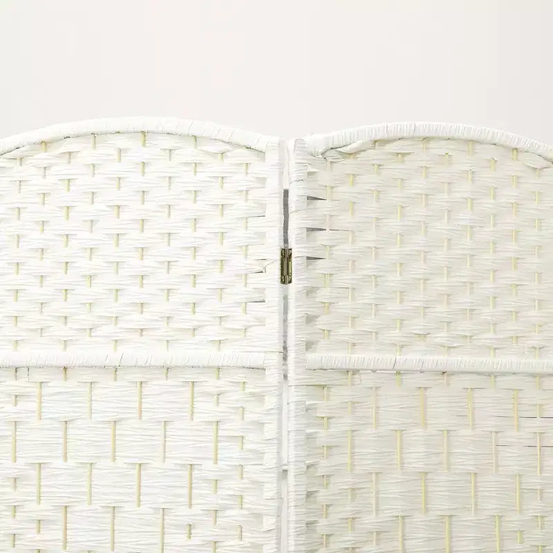 Mampara Plegable de 4 Paneles, 1.80 m de Altura, Biombo de Privacidad, Separador de Madera Independiente para Oficina en Casa