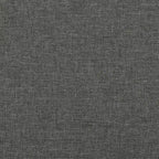 Base de cama Tela gris oscuro (100% poliéster), Contrachapado, Madera manufacturada
