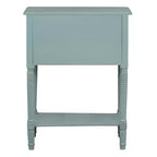 Mesa consola retro pequeña con cajones y estante inferior, mesa de entrada de madera estilo rústico con almacenamiento, mesa auxiliar delgada de madera para la entrada
