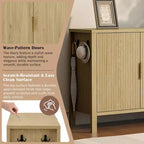 GDFStudio Law Armario moderno grande con cajones y estantes ajustables