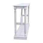 Mesa consola de madera Galano con estante inferior 45.9 An x 11.8 Prof x 29.9 Al