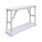 Mesa consola de madera Galano con estante inferior 45.9 An x 11.8 Prof x 29.9 Al