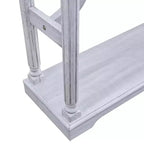 Mesa consola de madera Galano con estante inferior 45.9 An x 11.8 Prof x 29.9 Al