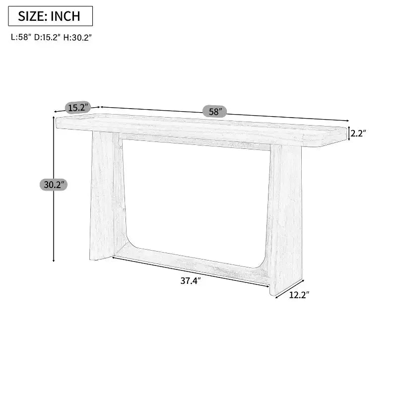 Christopher Knight Home Mesa de consola Bridgely con diseño de tablero de bandeja