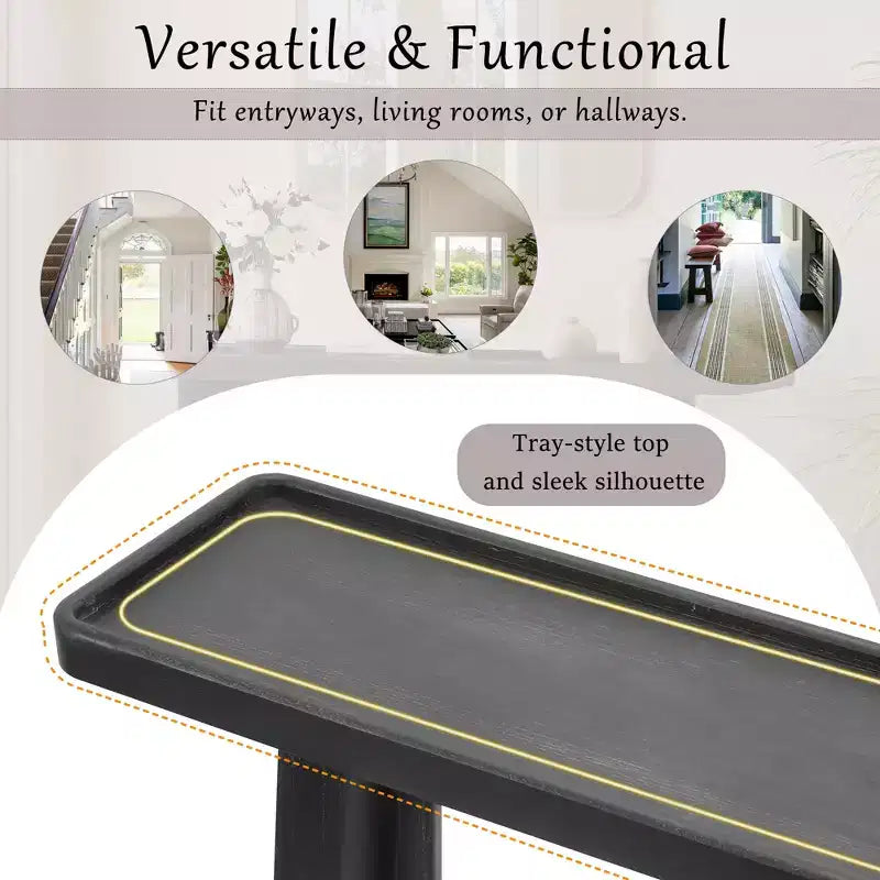 Christopher Knight Home Mesa de consola Bridgely con diseño de tablero de bandeja
