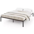 Costway Queen Size Metal Bed Frame Heavy Duty Support Slats Mattress Foundation