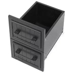 Isla de Cocina con Abatible, Carrito de Cocina Rodante con Ruedas con Puertas, Cajones y Toma de Corriente para Comedor