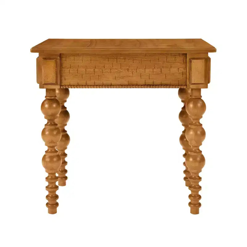 Juego de 3 mesas de centro de madera maciza Luxystar con cajón, incluye 1 mesa de centro vintage y 2 mesas auxiliares para sala de estar