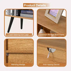 Estantería de almacenamiento de 10 cubos, organizador de almacenamiento de cubos de madera, estantería de madera de 3 niveles para sala de estar/oficina, vitrina, cubos de almacenamiento para decoración del hogar
