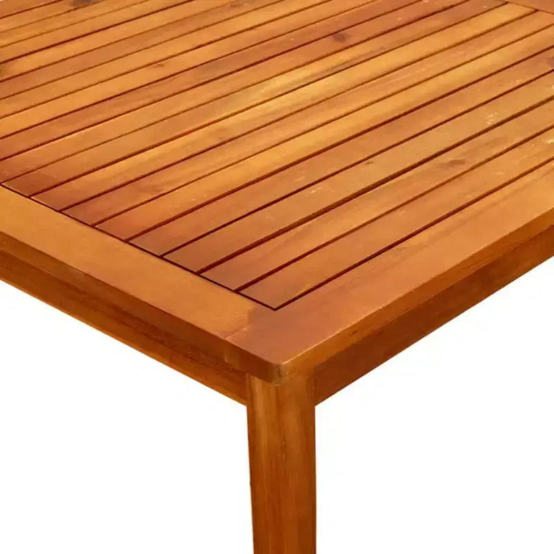 vidaXL Mesa de Centro Madera Maciza de Acacia Natural - 33.5 x 33.5 x 17.7