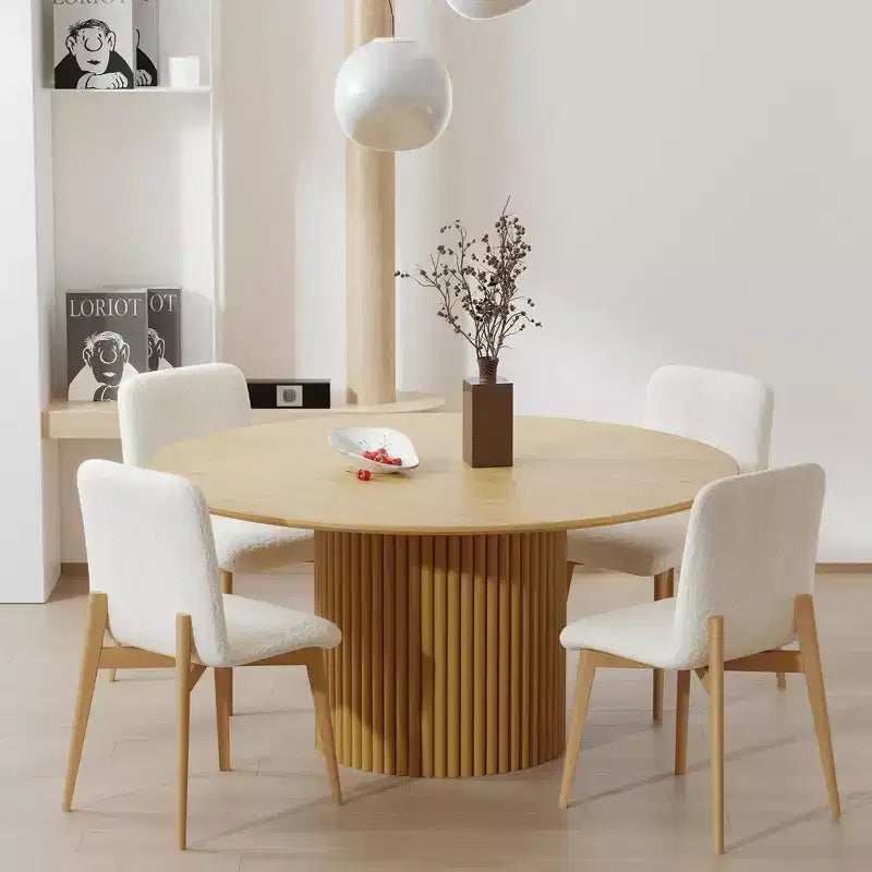 PexFix Juego de 2 sillas de comedor tapizadas, sillas de cocina modernas de tela con asiento acolchado y patas de madera resistentes, sillas auxiliares para comedor o sala de estar