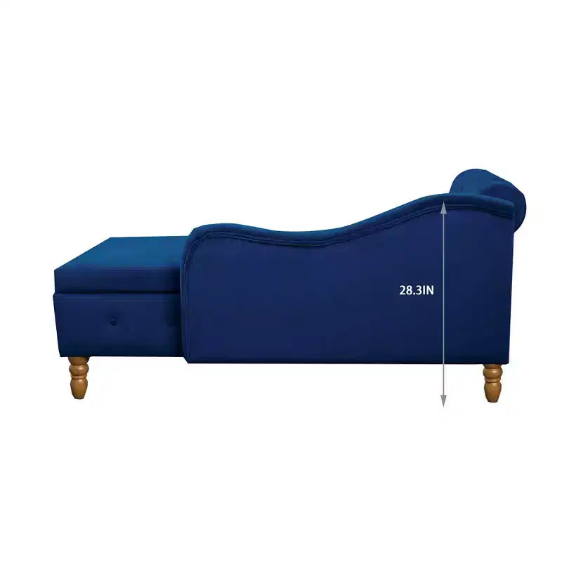 Sofá reclinable moderno con almacenaje, ribete de tachuelas, sillón tapizado de terciopelo capitoné con almacenaje y almohada para sala de estar