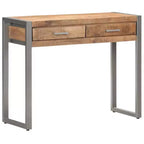 vidaXL Console Table 37.4x13.8x29.5 Solid Mango Wood