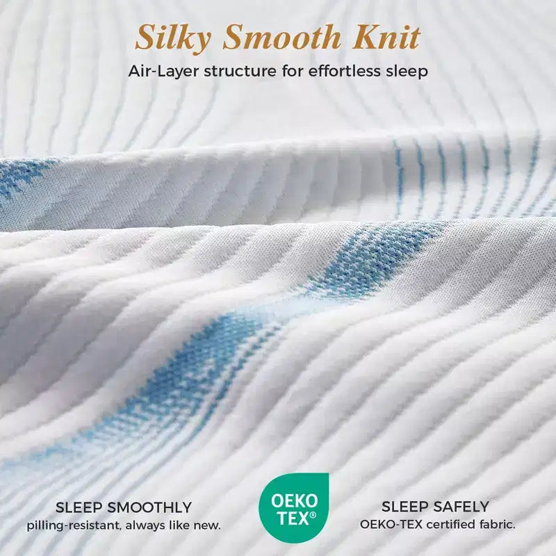 Colchón Sailvan Full Memory Foam, de 10 pulgadas con gel refrescante y espuma viscoelástica en caja, firmeza media