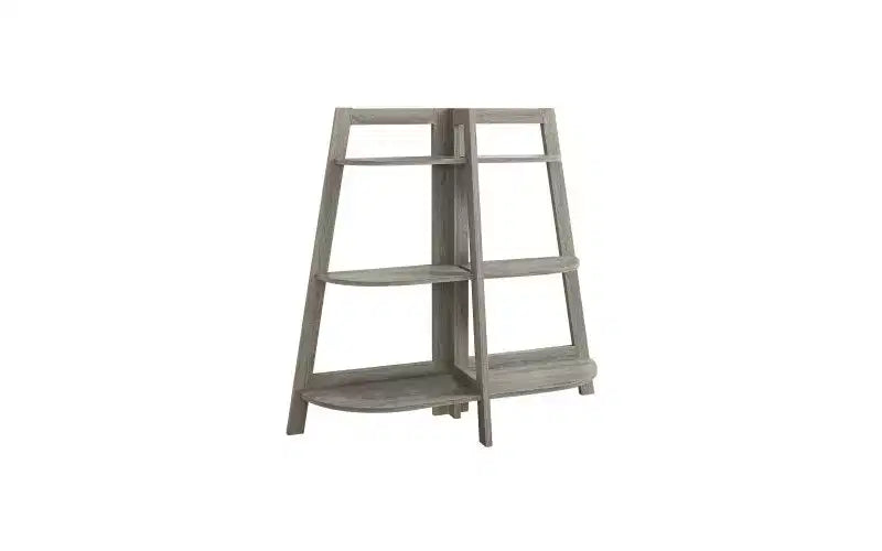 TUYOHW Estantería Moderna de Escalera de 3 Niveles, Estantería Abierta, Estantes de Madera para Libros, Librerías para Espacios Pequeños, Sala de Estar, Dormitorio, Oficina