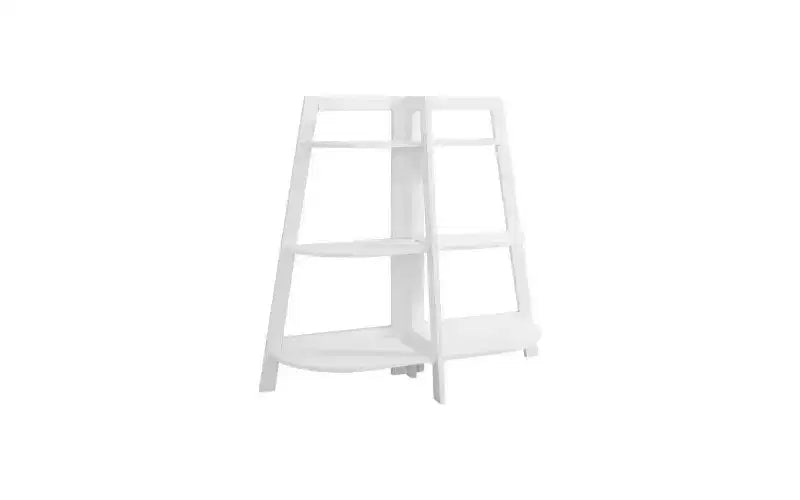 TUYOHW Estantería Moderna de Escalera de 3 Niveles, Estantería Abierta, Estantes de Madera para Libros, Librerías para Espacios Pequeños, Sala de Estar, Dormitorio, Oficina